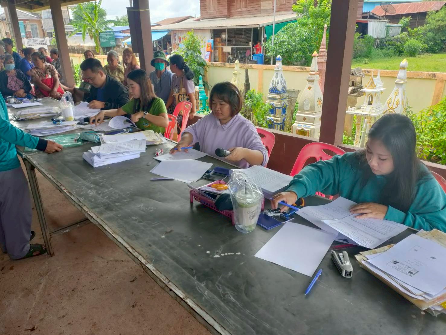 title - สำนักงานการปฏิรูปที่ดินจังหวัดบึงกาฬ ออกหน่วยรับคำร้องออกโฉนดเพื่อการเกษตร ให้แก่เกษตรกร